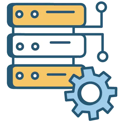 雲端架構支援示意圖，提供高效且安全的數據管理