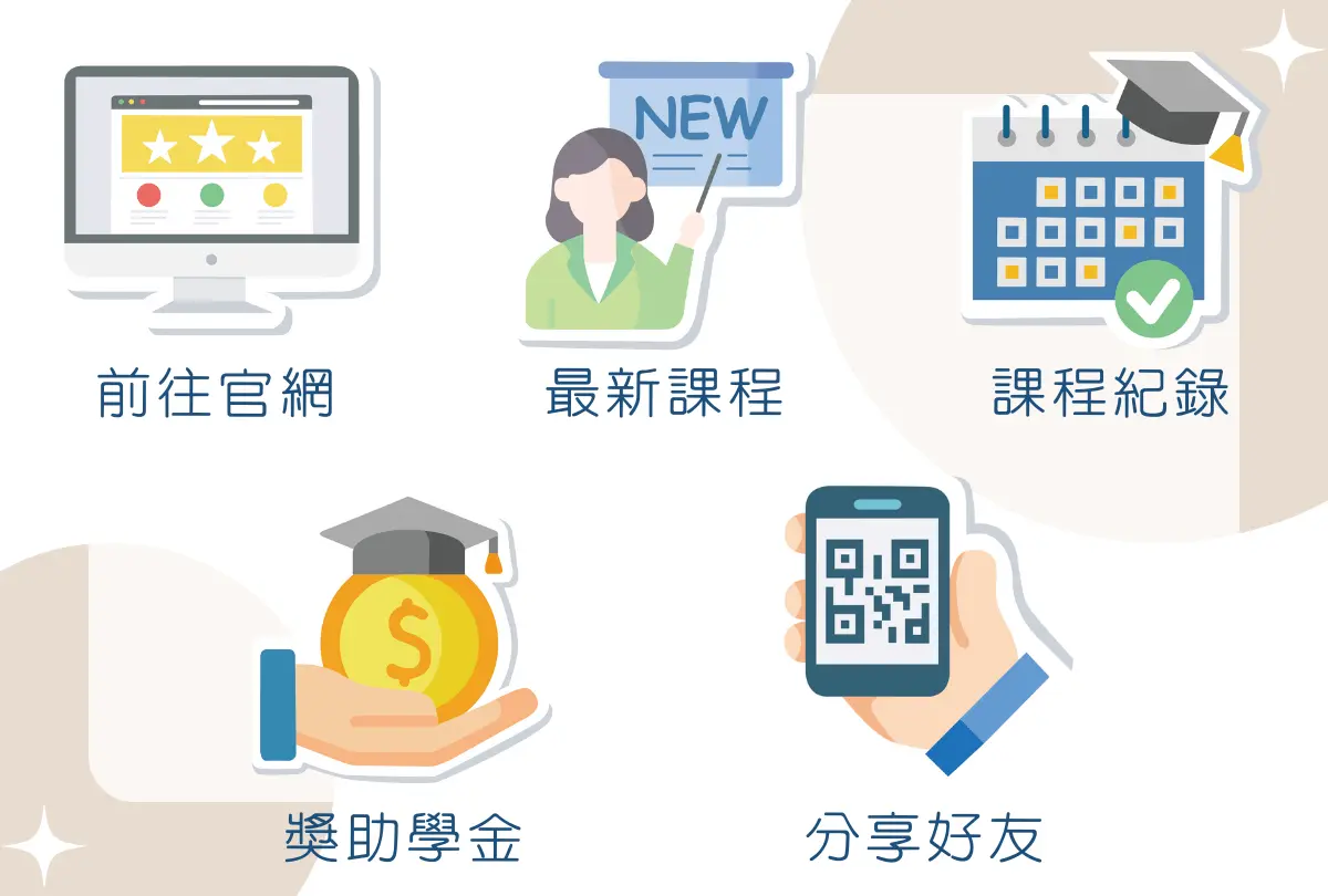 LINE互動選單設計範例，清楚呈現產品與服務資訊